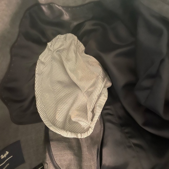 Banana Republic Tessuto Wool Blend Two Button Blazer Suit Jacket Size 40R - Picture 7 of 8